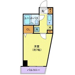 エクセリア新宿の物件間取画像